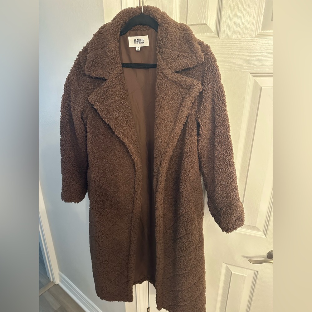 Steve Madden Brown Teddy Jacket